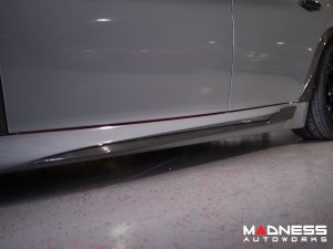 Alfa Romeo Giulia Quadrifoglio GTAm Style Side Skirts - Carbon Fiber